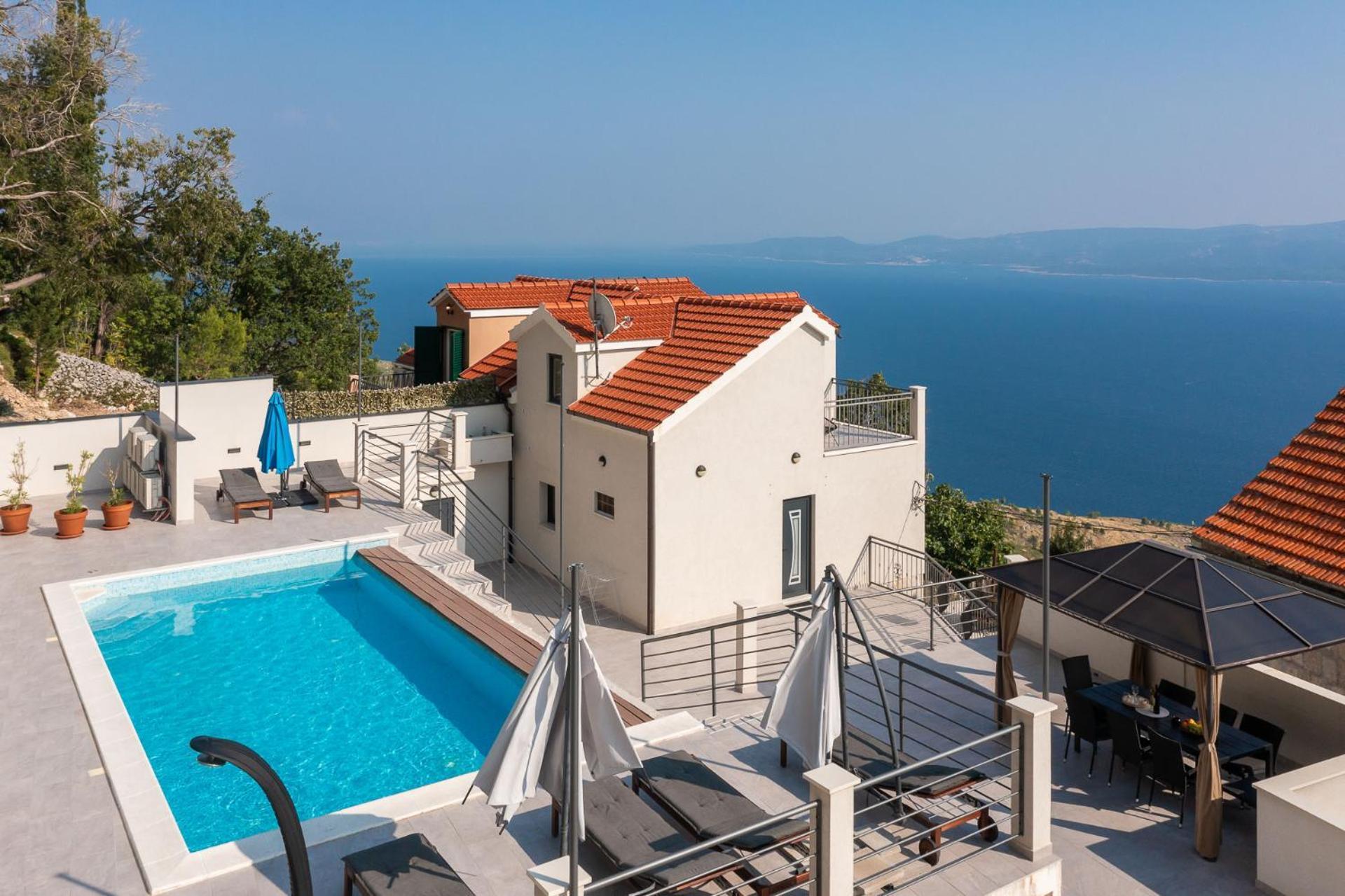 Xxl Villa Vista - Heated Pool Lokva Rogoznica Exterior photo