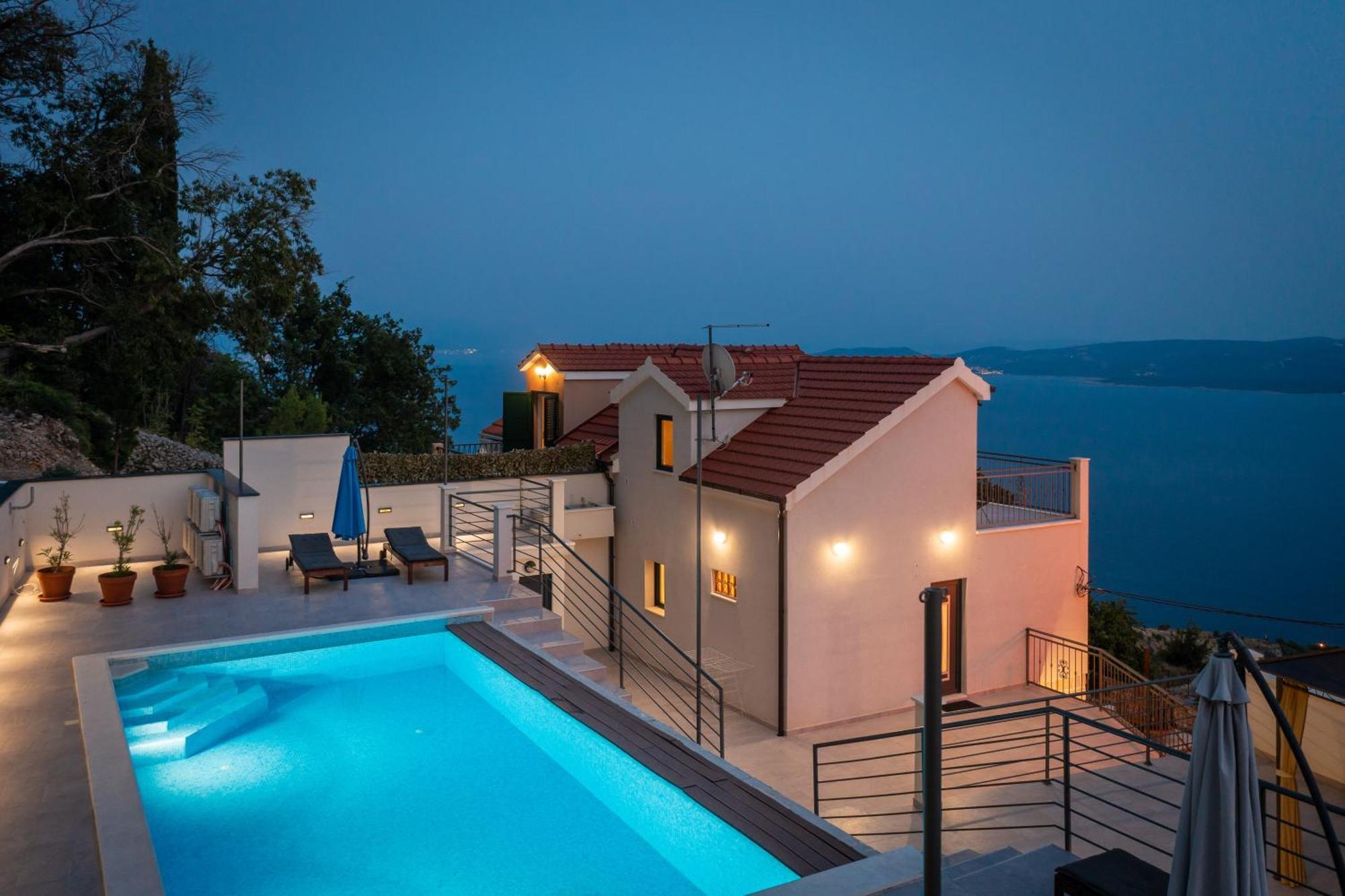 Xxl Villa Vista - Heated Pool Lokva Rogoznica Exterior photo